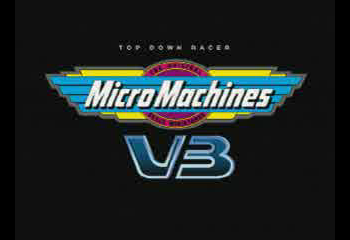 Micro Machines V3 Title Screen